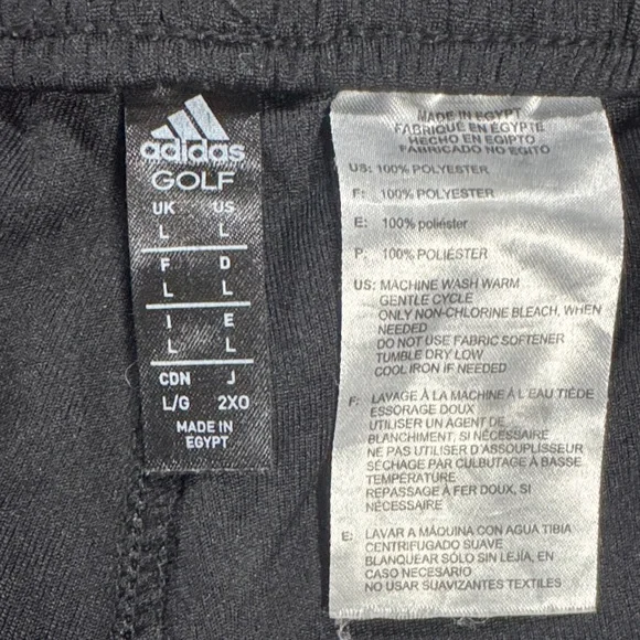 Adidas Black Shorts with Blue Accents - Picture 5 of 5